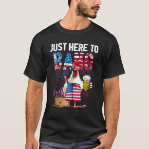 4 juli kip vuurwerk bier gewoon hier om te verbied t-shirt