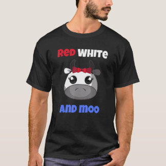 4 juli-koe t-shirt