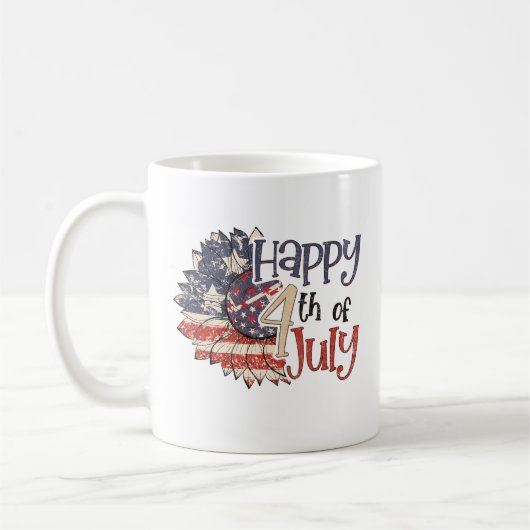 4 juli koffie Mok (Links)