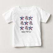 4 juli "Land of the Free" T-shirt (Voorkant)
