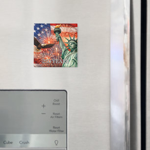 4 juli Liberty Eagle Vuurwerk USA 250ste verjaarda Magneet
