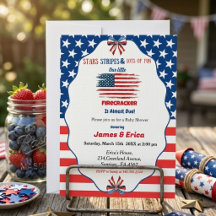 4 juli little firecracker baby shower