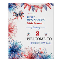 4 juli Little Miss America 2e verjaardag Welkom