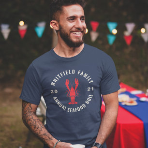 4 juli Matching Family Seafood Boil Custom T-shirt