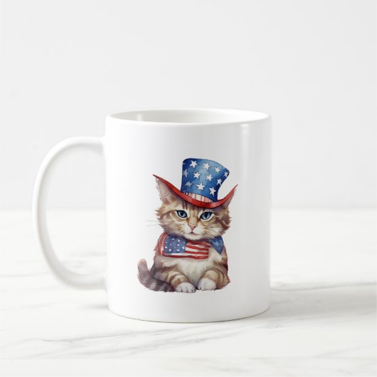 4 juli Mok | Patriottische kat (Links)