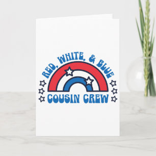 4 juli neef crew rood wit en blauw neef kaart