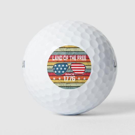4 juli Onafhankelijkheidsdag 1776 Golfballen (Voorkant)