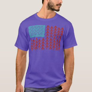 4 juli Onafhankelijkheidsdag 1776 VS Vlag T-shirt