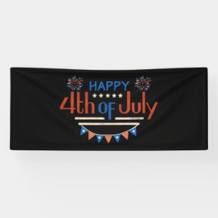 4 juli Onafhankelijkheidsdag 2.5x6 Vinyl Banner