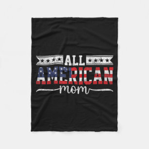 4 juli Onafhankelijkheidsdag All American Moeder Fleece Deken