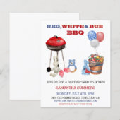 4 juli onafhankelijkheidsdag Baby Shower (Voorkant / Achterkant)