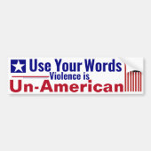 4 juli Onafhankelijkheidsdag cadeaus Bumpersticker (Voorkant)