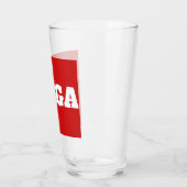 4 juli Onafhankelijkheidsdag cadeaus Glas (Links)