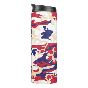 4 juli, Onafhankelijkheidsdag, Camouflage Beige Thermosbeker