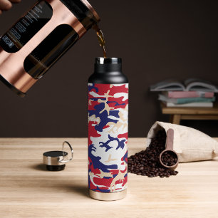 4 juli, Onafhankelijkheidsdag, Camouflage Beige Waterfles