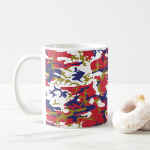 4 juli, Onafhankelijkheidsdag, Camouflage Goud Koffiemok