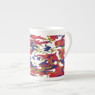4 juli, Onafhankelijkheidsdag, Camouflage Goud Porselein Kop