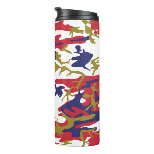 4 juli, Onafhankelijkheidsdag, Camouflage Goud Thermosbeker