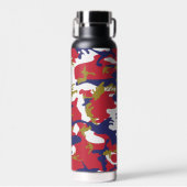 4 juli, Onafhankelijkheidsdag, Camouflage Goud Waterfles (Voorkant)