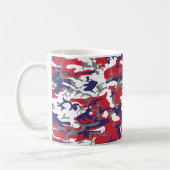 4 juli, Onafhankelijkheidsdag, Camouflage Grijs Koffiemok (Links)