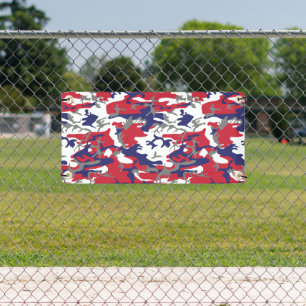 4 juli, Onafhankelijkheidsdag, Camouflage Grijs Spandoek