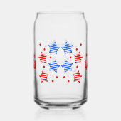 4 juli Onafhankelijkheidsdag Can Glass Wrap Blikvorm Glas (Rechts)