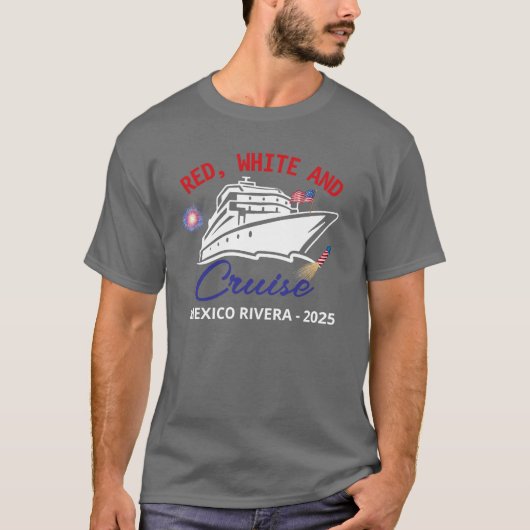 4 juli Onafhankelijkheidsdag Cruise T-shirt (Voorkant)