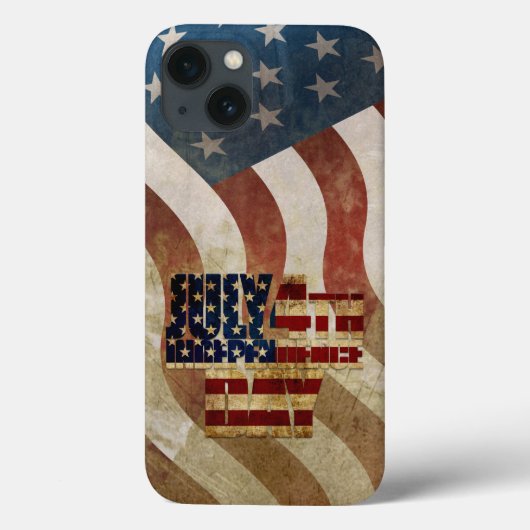  4 juli Onafhankelijkheidsdag Design Case-Mate iPhone Case (Achterkant)