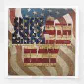  4 juli Onafhankelijkheidsdag Design Servet (Voorkant)