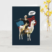 4 juli Onafhankelijkheidsdag Grappig LL-America Gi Kaart (Gele Bloem)