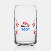 4 juli Onafhankelijkheidsdag kan glas (Achterkant)