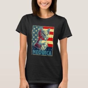 4 juli Onafhankelijkheidsdag Meowrika 'meowrika T-shirt