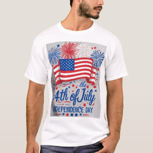 4 juli Onafhankelijkheidsdag ter herdenking T-shirt