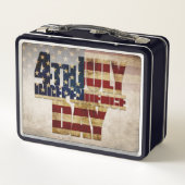 4 juli Onafhankelijkheidsdag  vlag ontwerp (Achterkant)