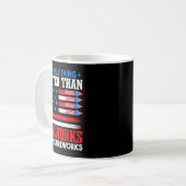 4 juli Onafhankelijkheidsdag Vuurwerk Amerikaans Koffiemok (Voorkant links)