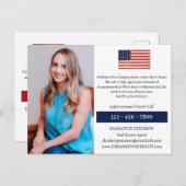 4 juli onroerend goed briefkaart (Voorkant / Achterkant)