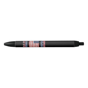 4 juli ontwerp zwarte inkt pen