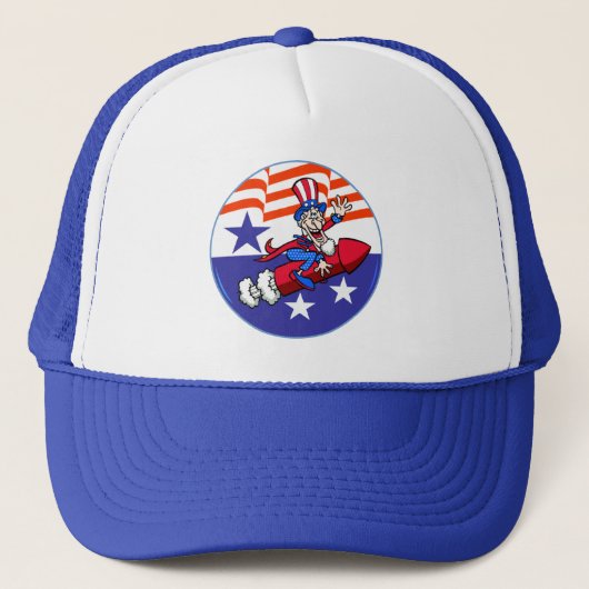 4 juli-oom Sam Hoed Trucker Pet (Voorkant)