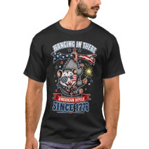 4 juli opossum houdt vol T-shirt