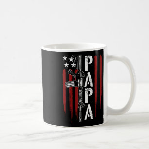 4 juli Papa papa papa papa vader ar-15 Pistool pat Koffiemok
