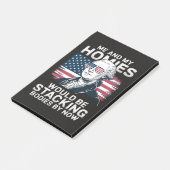 4 juli patriottisch Amerikaans Post-it® Notes (Schuin)
