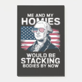 4 juli patriottisch Amerikaans Post-it® Notes (Voorkant)