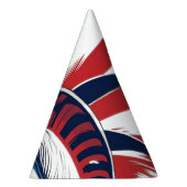 4 juli Patriottische Amerikaanse Pride Feesthoedjes (Rechts)