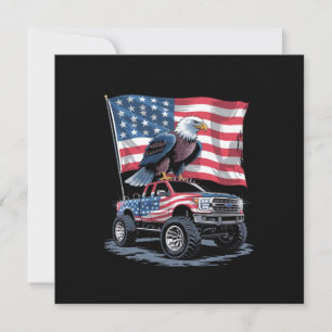 4 juli patriottische Amerikaanse vlag adelaar VS  Kaart