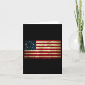 4 juli patriottische Betsy Ross-battleflag Kaart
