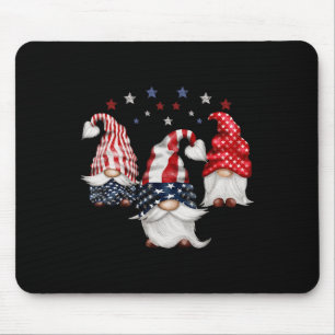 4 juli patriottische gnomen Funny Cute American U Muismat