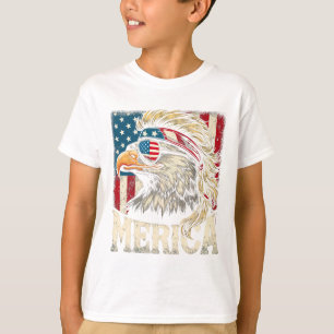 4 juli patriottische grappige adelaar 4 juli VS Me T-shirt