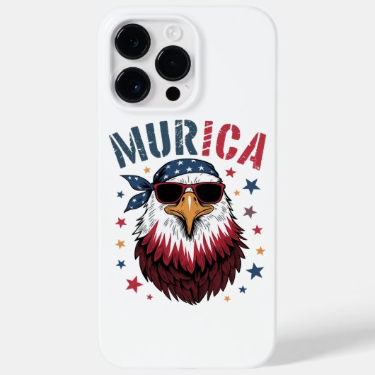 4 juli patriottische grappige adelaar VS Case-Mate iPhone Case (Achterkant)