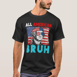 4 juli Patriottische Kinder All American Bruh Teen T-shirt