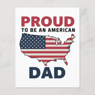 4 juli patriottische Vaderdag Flyer